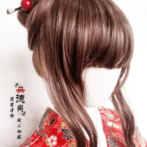 Clip tóc Geisha, Phụ kiện Nhật Bản 4 màu hồng Kanzashi màu đỏ 10 doanh số bán chính của Nhật Bản Gueixa - №6