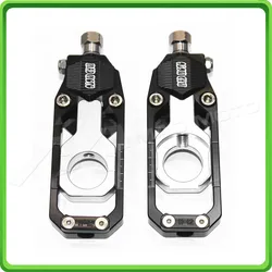 Motorcycle Chain Tensioner Adjuster fit for KAWASAKI Ninja ZX6R ZX-6R 2005 2006 2007 2008 2009 2010 2011 2012 Black & Silver