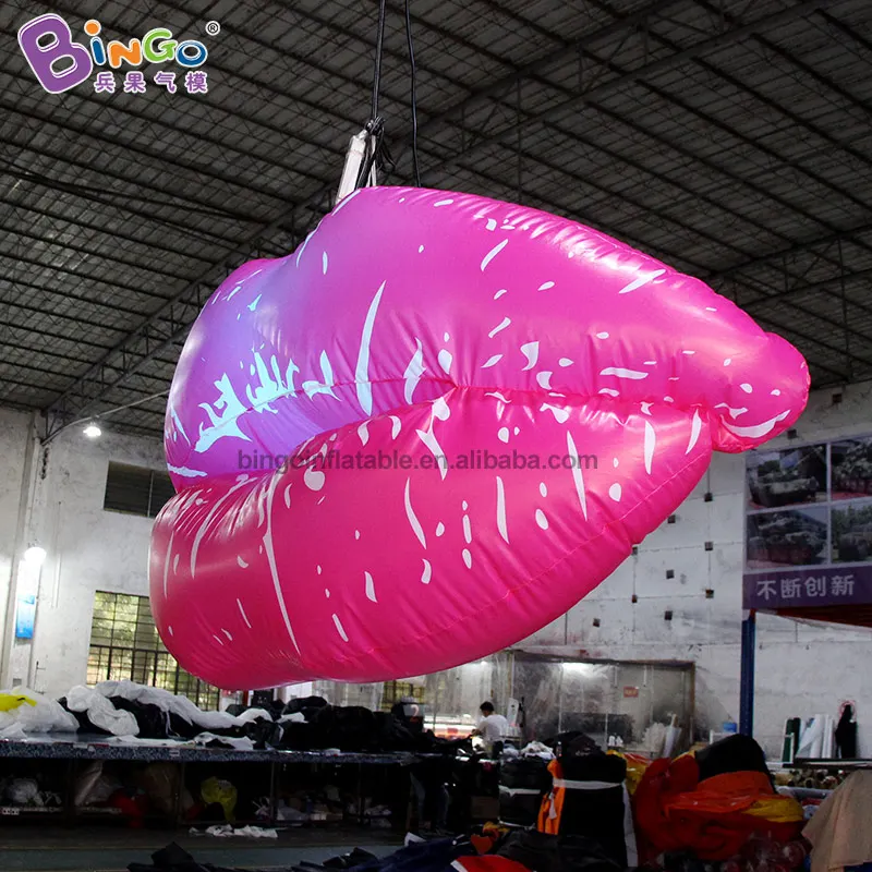 Customized 2m Width Giant Inflatable Lips Inflatable Kissing Lips for Party/Club/Event Toys