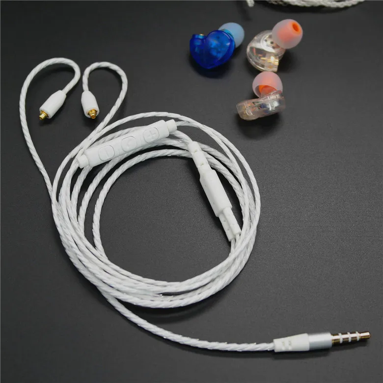 MMCX Giao Diện Cáp Tai Nghe SE215/425/535/846/UE900 Thay Thế Dòng