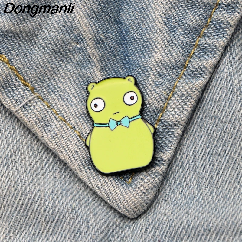 P3301 Dongmanli Cute Burgers Kuchi Kopi Enamel Pins and Brooches for Women Men Lapel Pin backpack bags badge Gifts