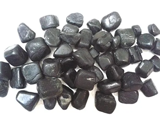 Black Tourmaline Tumbled Stone 100 grams Attractive Genuine A Grade Approx. .75