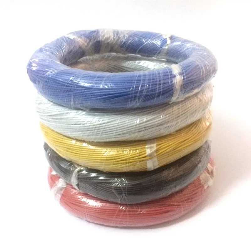 10M 18 20 22 24# 26 28 30 AWG Heatproof Soft Silicone Wire Ultra Flexible Test Line High Temperature Connect Cable For RC Model