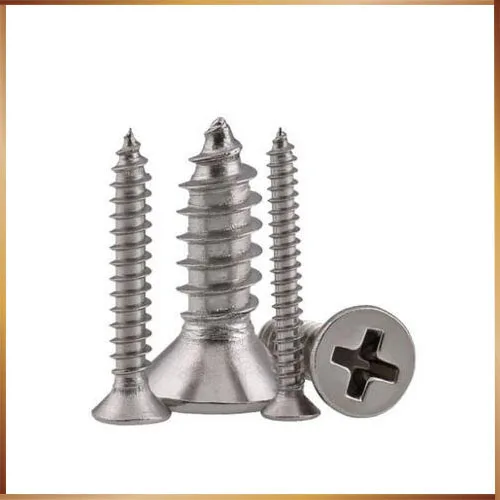 500pcs M3*6/8/10/12/16/20 3mm nickel plated phillips flat head countersunk head self tapping screw m3 tapping bolts,nails