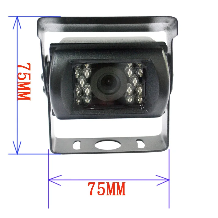 AHD 1080P 4 PIN รถบรรทุกด้านหลังดู SONY CCD กล้อง 18 IR LEDs Night Vision กันน้ําสําหรับรถบัส RV Caravan Van Trailer