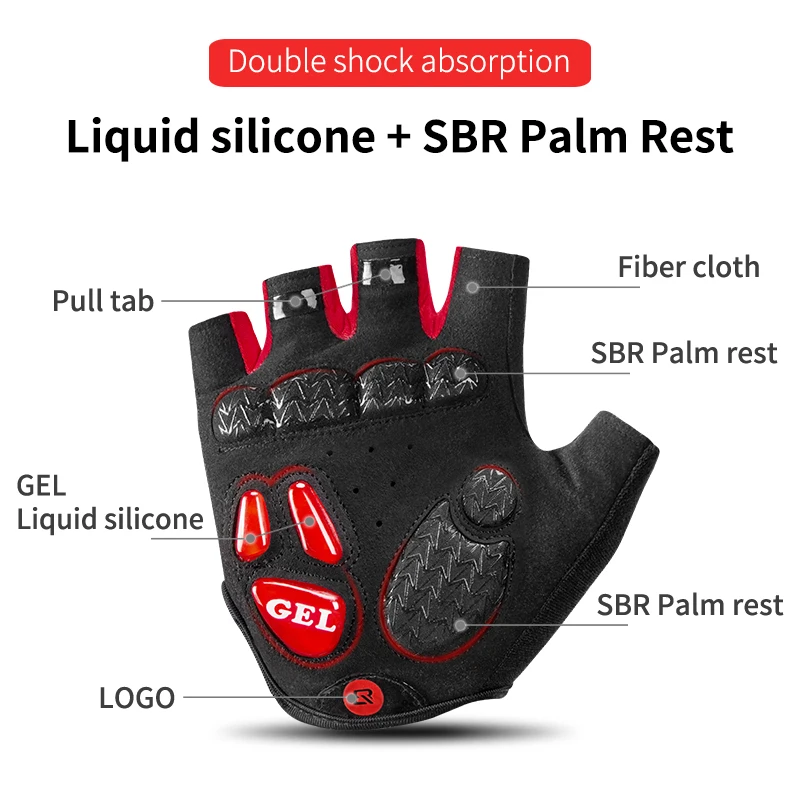 Thumbnail 2 - #52 Microfiber Cycling Gloves List of Top Picks