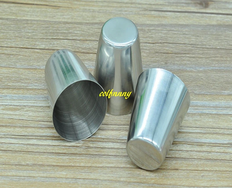 500pcs/lot Portable 30ML Stainless Steel Cups Wine Beer Coffee Whiskey Mugs Outdoor Travel Cup