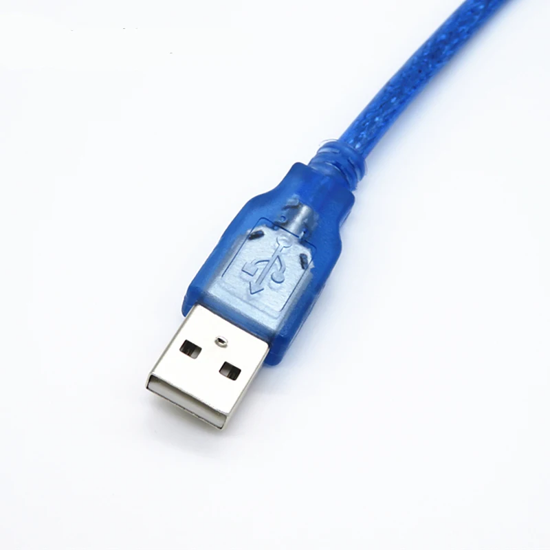 USB 2.0ประเภทชายกับมินิ5จุดชายมินิ5จุดUSBสายฟอยล์+ป้องกันถักสีฟ้า30เซนติเมตร50เซนติเมตร100เซนติเมตร1.5เมตร1.8เมตร3เมตร5เมตร10เมตร10ชิ้น/ล็อต