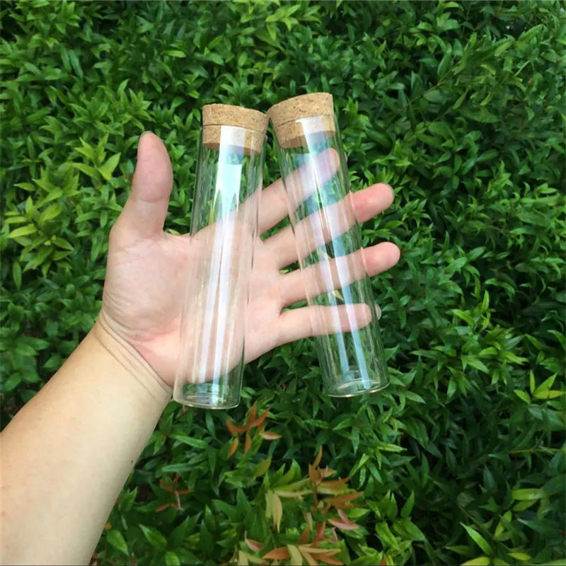 

37x150mm 110ml Glass Bottles Vials Jars With Corks Storage Bottles Jars Glass Transparent Clear Bottles Corks F20173975