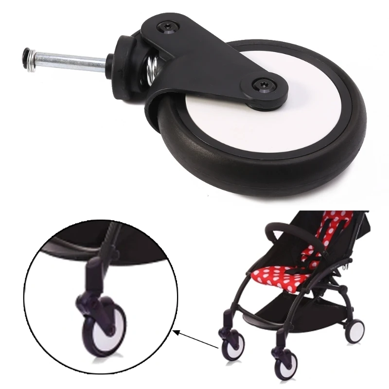 Baby Strollers Front Wheels Pushchair Rubber Wheel Yoya Stroller Accessories Stroller Wheel