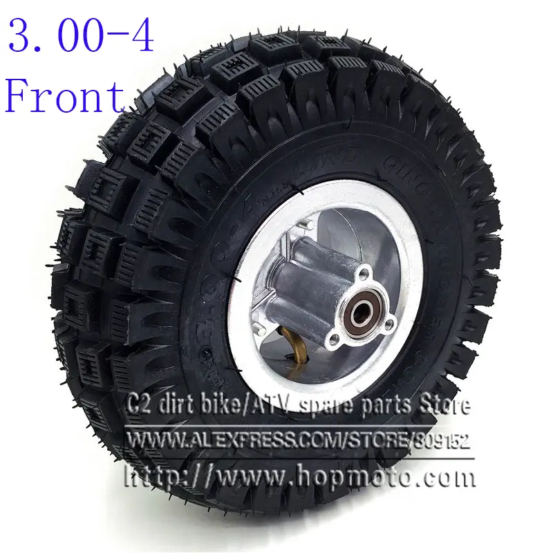 3.00-4 Electric Scooter Front Wheel with tyre Alloy Rim hub and inner ...