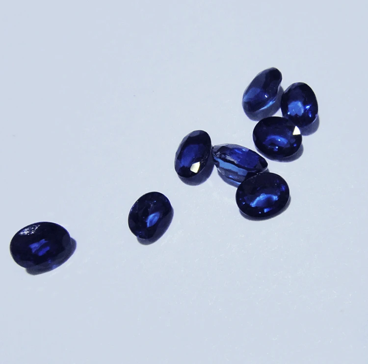 100% natural Sri Lanka sapphire loose gemstone beautiful cornflower blue sapphire loose stone GIC certificate