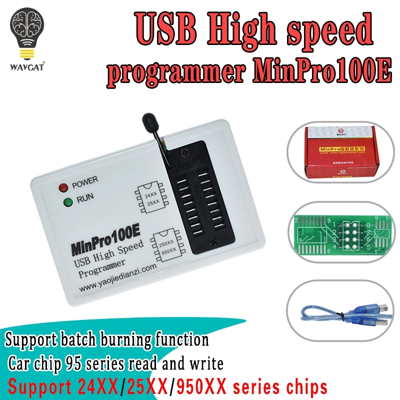 Imagem -02 - Programador Bios em Queimador de Memória Flash Usb Leitura e Gravação Spi 24 25 95 Minpro100e Minpro100g