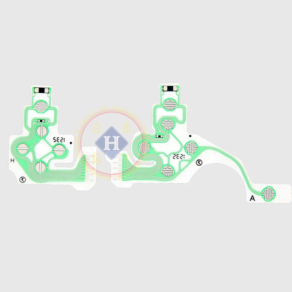 HOTHINK Replacement Controller Ribbon Circuit Board PCB Contact Pad flex cable for PS4 Controller JDM-030 Repair part