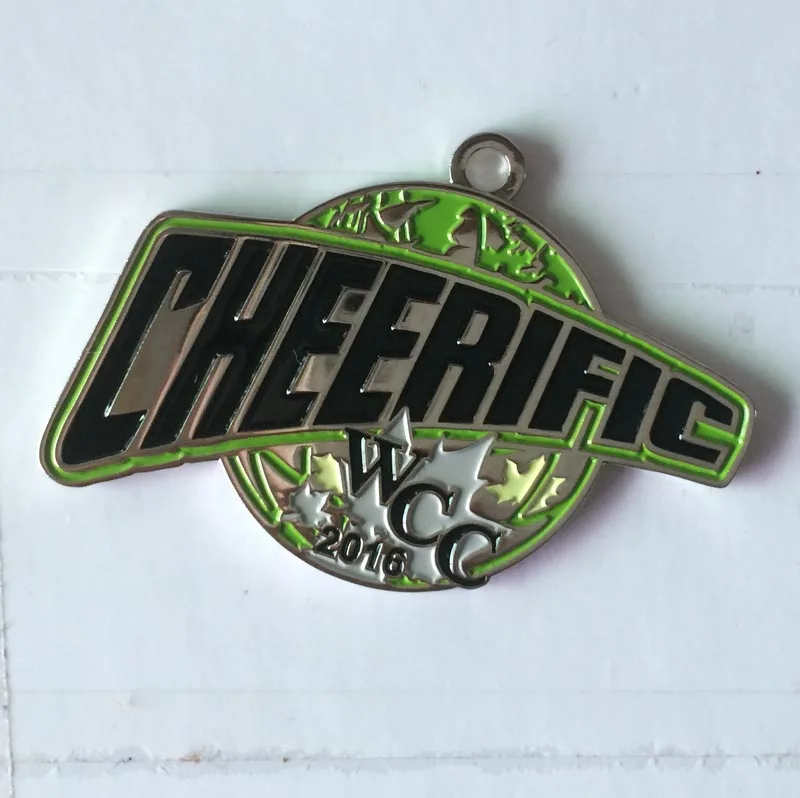 Cheerific Medals/Metal Emblem for 2016 Sport Made by Iron with Ribbon 2