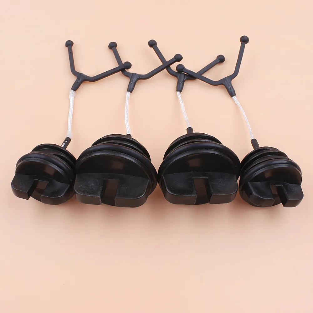 4pcs/Lot Gas Fuel Oil Cap Fit Husqvarna 50 51 55 Rancher Chainsaw Spares Parts Garden Tools motosierra gasolina бензопила