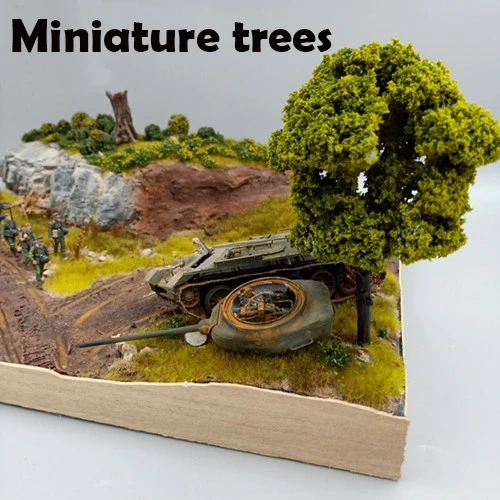 

Miniature trees Sand Table Landscape Tree Model Vegetation simulation scenario model Building DIY garden materials toy models