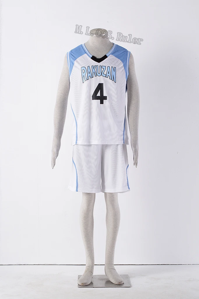 Kuroko no Basuke RAKUZAN 4 Akashi Seijuro Cosplay Costumes Uniform Free Shipping