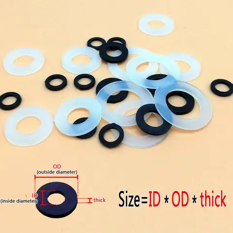 Plastic Flat Washers Assortment HZYUEGOU