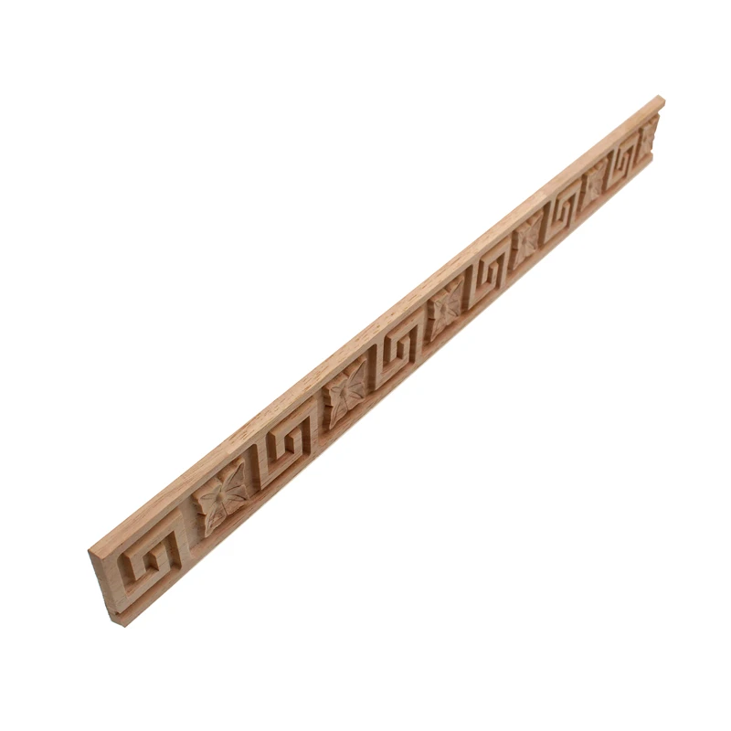 VZLX Wooden Carved Wood Twist Lines Style Decorative Indoor Door Semi Home Decor Decoration Accessories Figurines Miniatures