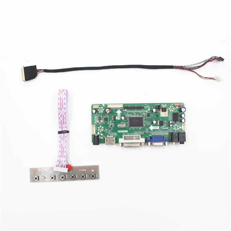 NT68676 Universal VGA DVI Audio HDMI-متوافق مع وحدة تحكم بشاشة إل سي دي لوحة ل 1280x720 B101EW01 شاشة LED عدة ل Raspberry Pi