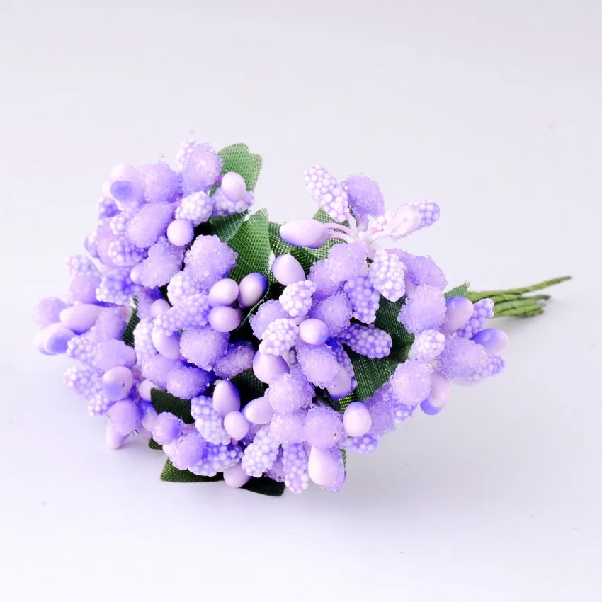 4mm (92mm) 72pcs/lot Artificial Flowers Stamen Pearl Flower Stamen Floral Stamen Pistil Cake Wedding Decoration DIY Accessory