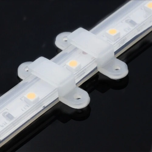 100pcs/lot LED strip Silicon gel holder, LED connector clip for fixing flexible light strip 5050 5630 5730