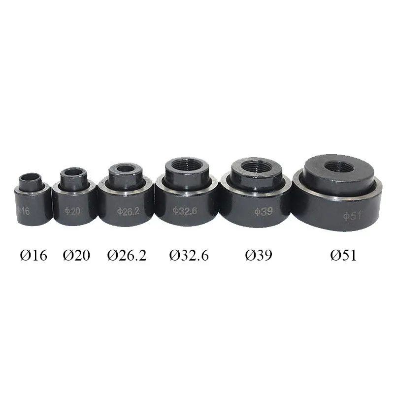 16-51mm Hydraulic Hole Punch Dies 16mm 20mm 26.2mm 32.6mm 39mm 51mm for SYK-8/15 and Attached Two Pull Rods