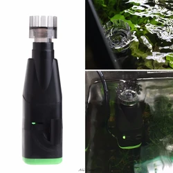 220-240V 5W EU Plug Aquarium Surface Oil Skimmer Fish Tank Pump Filter 300L/H Remover Adjustable Regulating Water Level