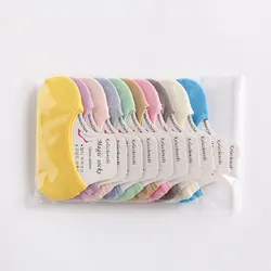 10pairs/lot new children's invisible shallow mouth no trace short boat socks Slip Silicone candy color black beige sock for kids