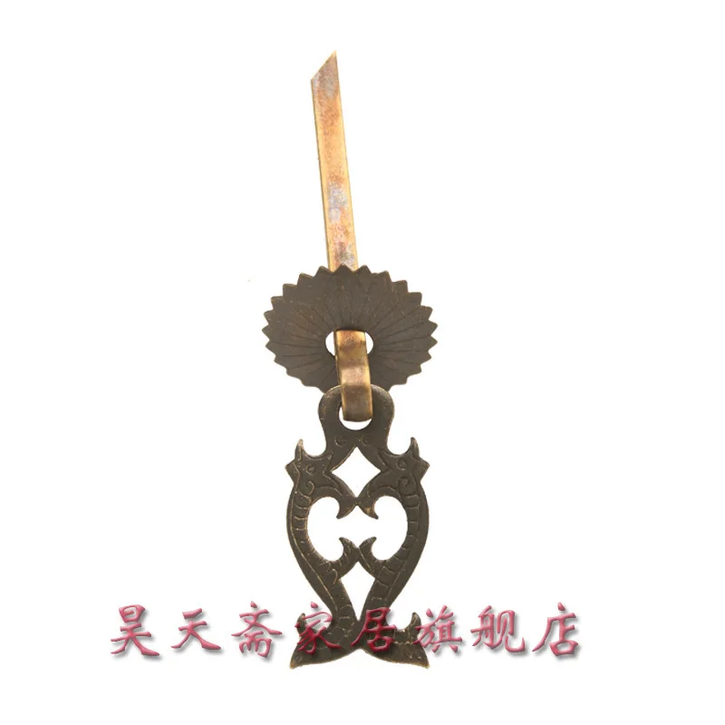 

[Haotian vegetarian] antique copper handle / antique furniture copper fittings / Chinese decoration accessories HTE-088