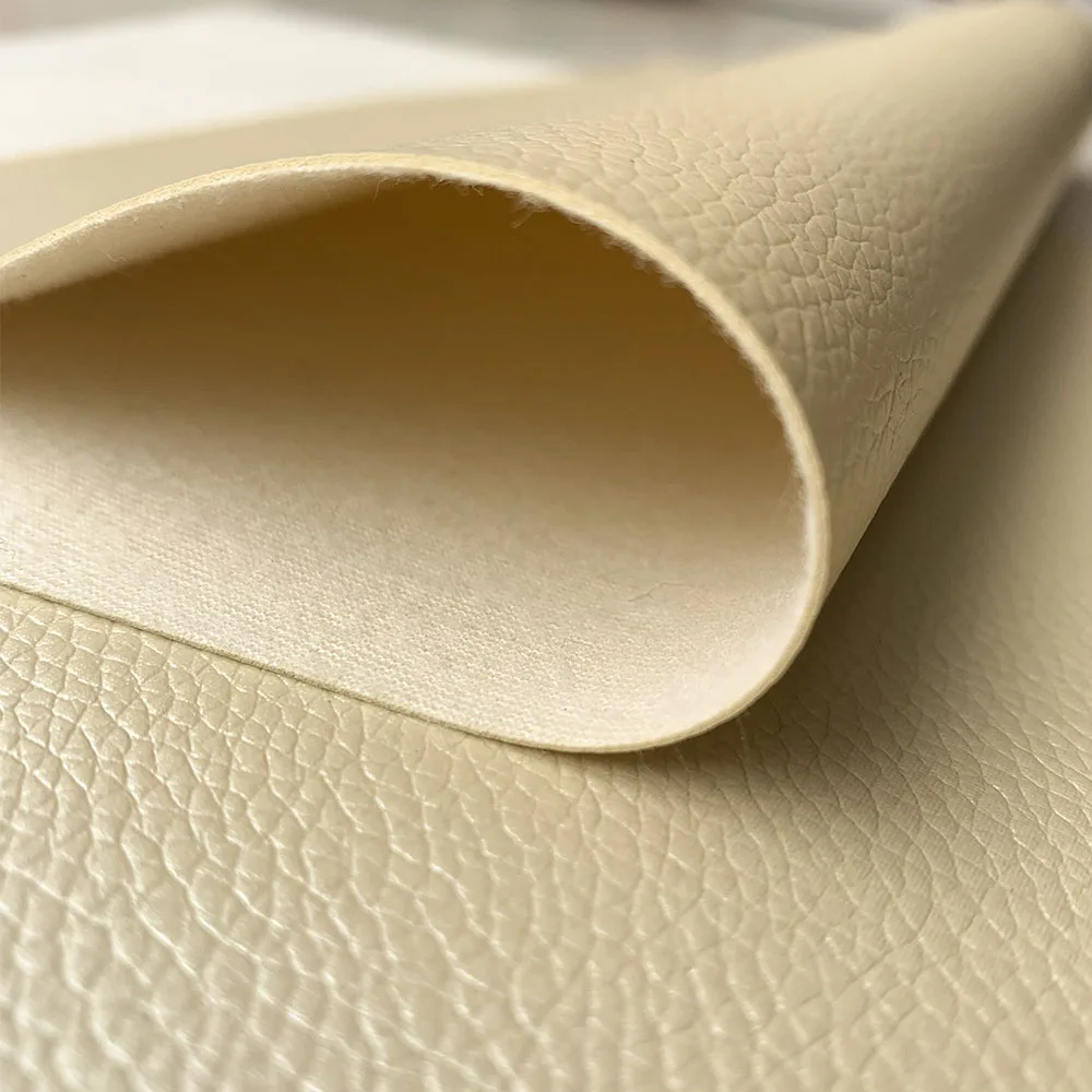 A4 Litchi PU Leatherette Fabric for DIY Projects