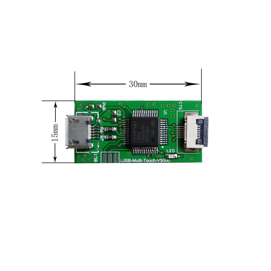 For Capacitive Touch Screen Capacitive Screen USB Interface Transfer Drive Module 10-Point Touch GT9XX