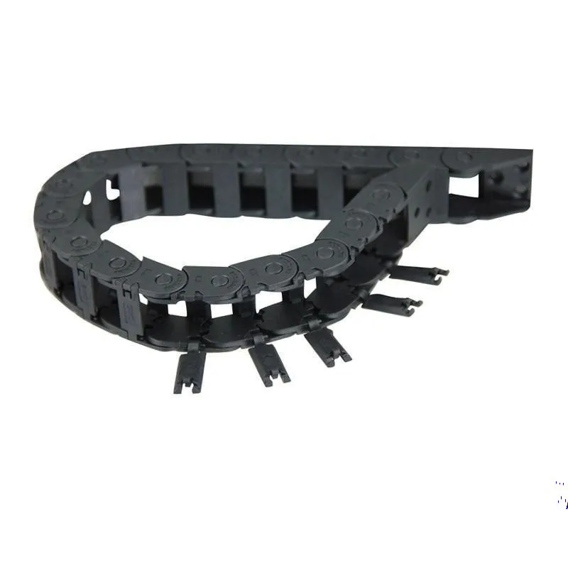 1 meter 25*25/25*38/25*50/25*57 Light Towline Bridge-type Drag Chain with End Connectors for CNC Router Machine Tools