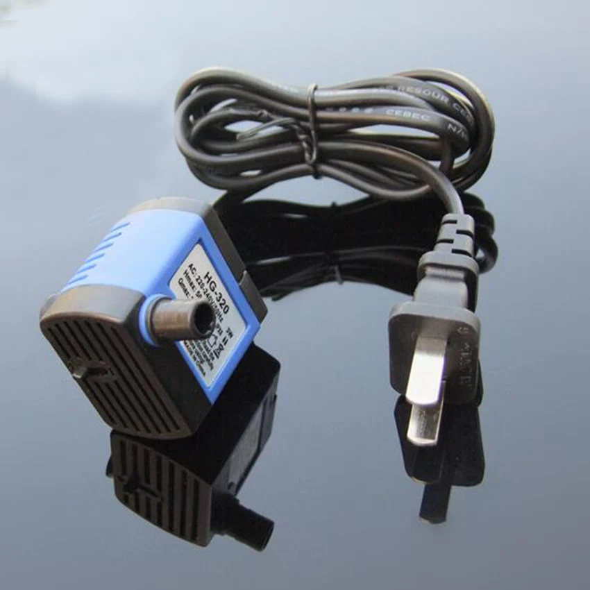 AC 220V  3W Mini Submersible Pump Aquarium DIY Toys Parts QMAX 200L/H Water Pump