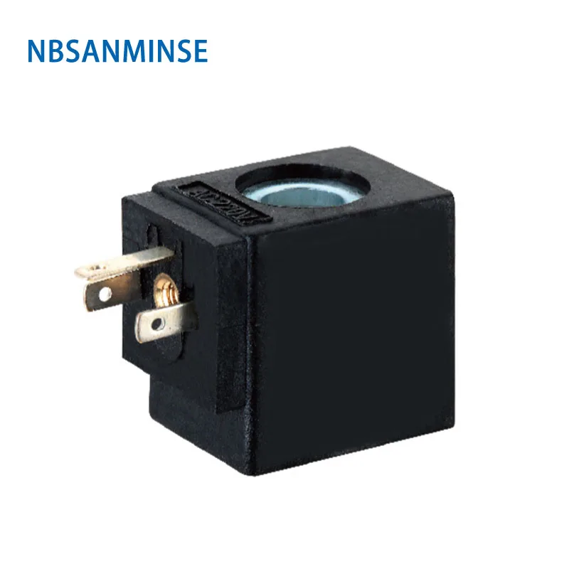 1pc 4V 110 Magnetic Valve Series Coil Electrical Solenoid Valve Coil DC24V AC220V Voltage Lead Type DIN43650C Valve Coil Sanmin