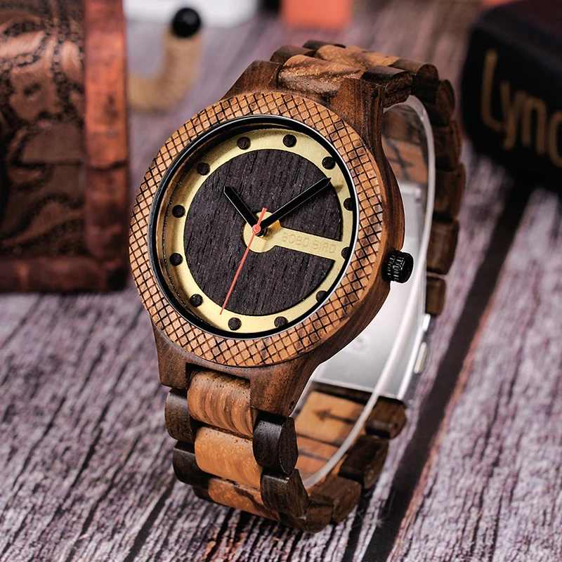 Bobo pássaro V-Q09 moda relógios de madeira relógio de quartzo dos homens negócios qualidade produtos chineses navio da gota relogio masculino