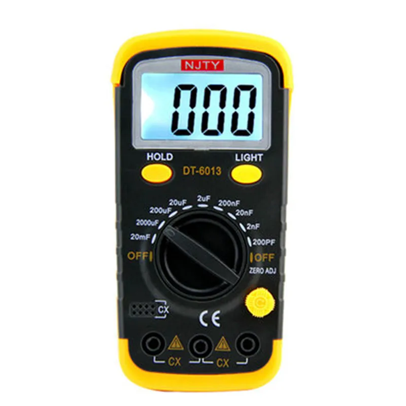 Digital Capacitance Meter LCD Display 200PF-20mF Capacity Tester