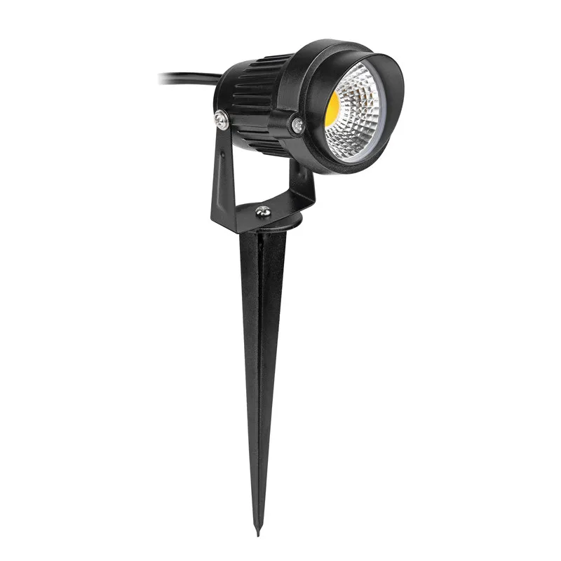 Lámparas impermeables para césped de jardín, Bombilla de punta para patio, camino, árbol, 220V, 110V, 12V, 3W, 5W