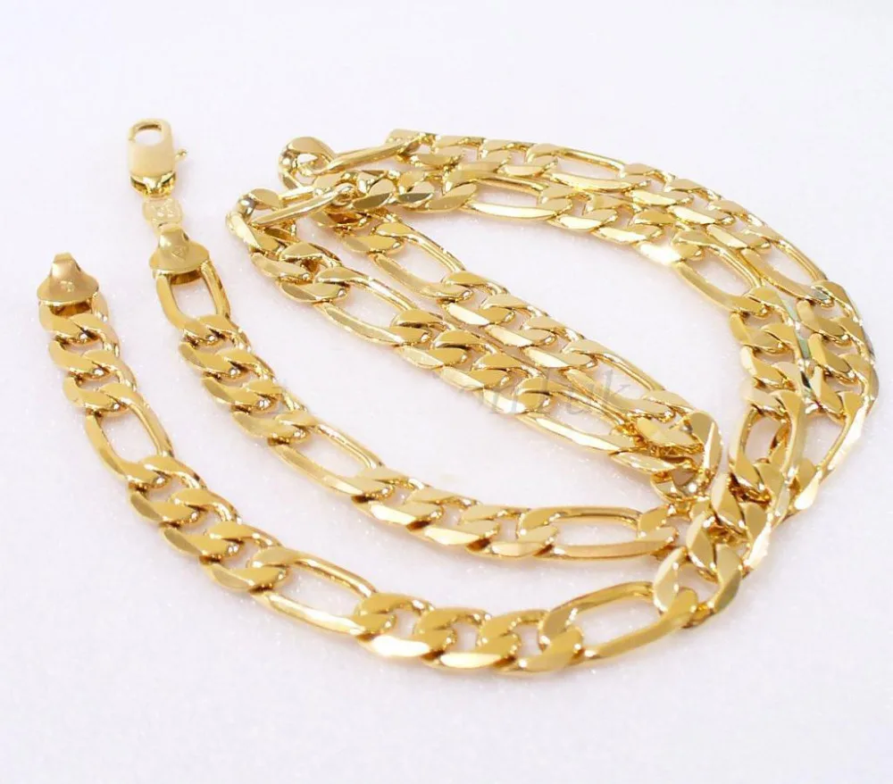 

new! heavy 70g 10mm 18 k yellow gold filled men's necklace curb chain jewelry