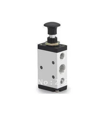 1x 3 port 2 pos 3/8" BSP Normally Closed Hand Draw Valve Hand Return 3R310-10