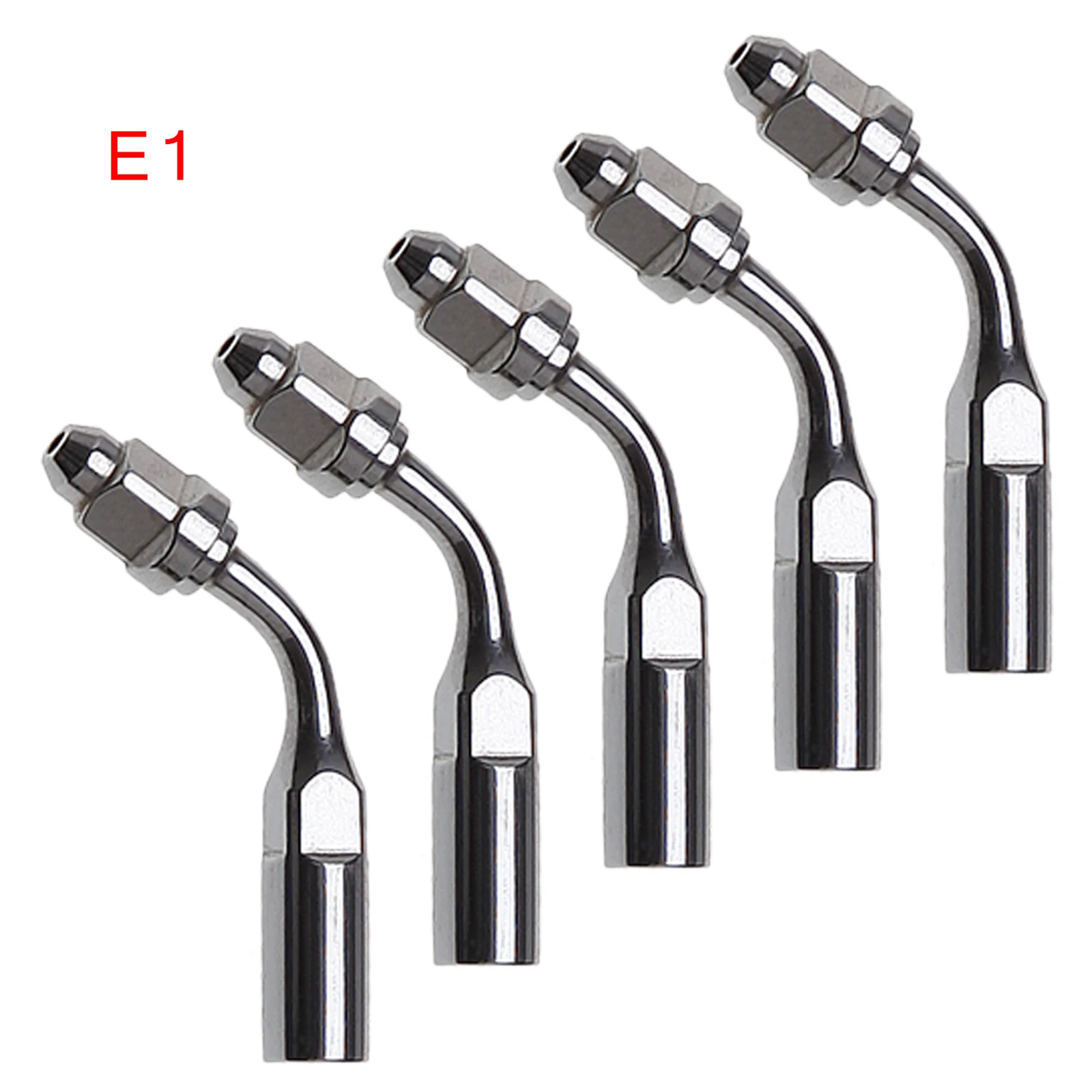 5 pcs  Dental scaler tips Compatible with Woodpecker /EMS/ SATELEC scaler E1