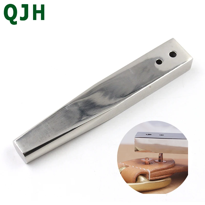 

Stainless steel brushed surface double-sided hit nail single-sided flat nail mold rivet installation tool for leather craft made