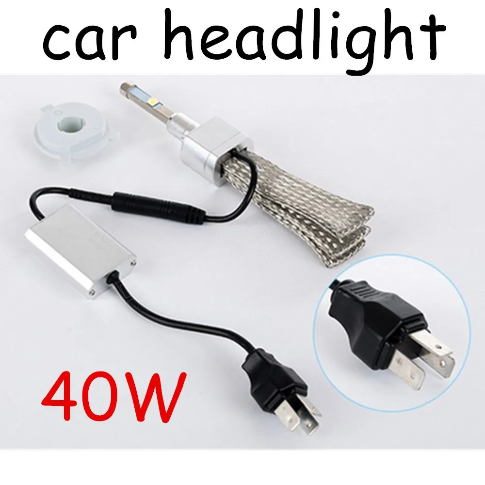 

2X40W 4800LM H4 H7 LED Car Headlight Bulbs Chips LED Headlights Head Lamp Front Light 12V 24V new coming