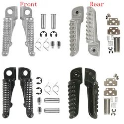 For Kawasaki ZX6R ZX9R ZX10R ZX14 ZX-14 Z750 Z1000 ZZR1200 GTR1400 ZZR1400 Motorcycle Front & Rear Footrests Foot pegs