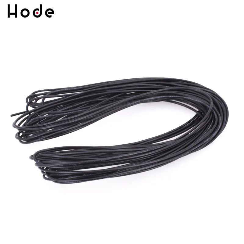 10M UL-1007 24AWG Hook-up Wire 80C / 300V Cord DIY Electrical Wire cable Red/Black/Blue/Yellow