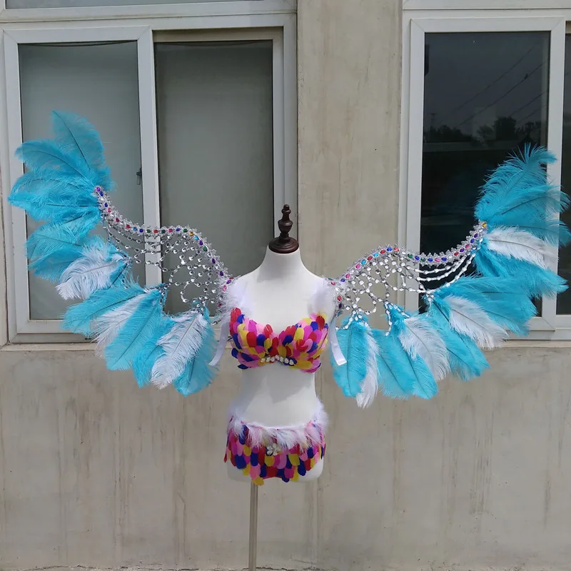 Adult Outfit beautiful Angel Wing Dress Up Costume Fashion Girls Feather Fairy Pretty Halloween Cosplay Wing Party Supplies