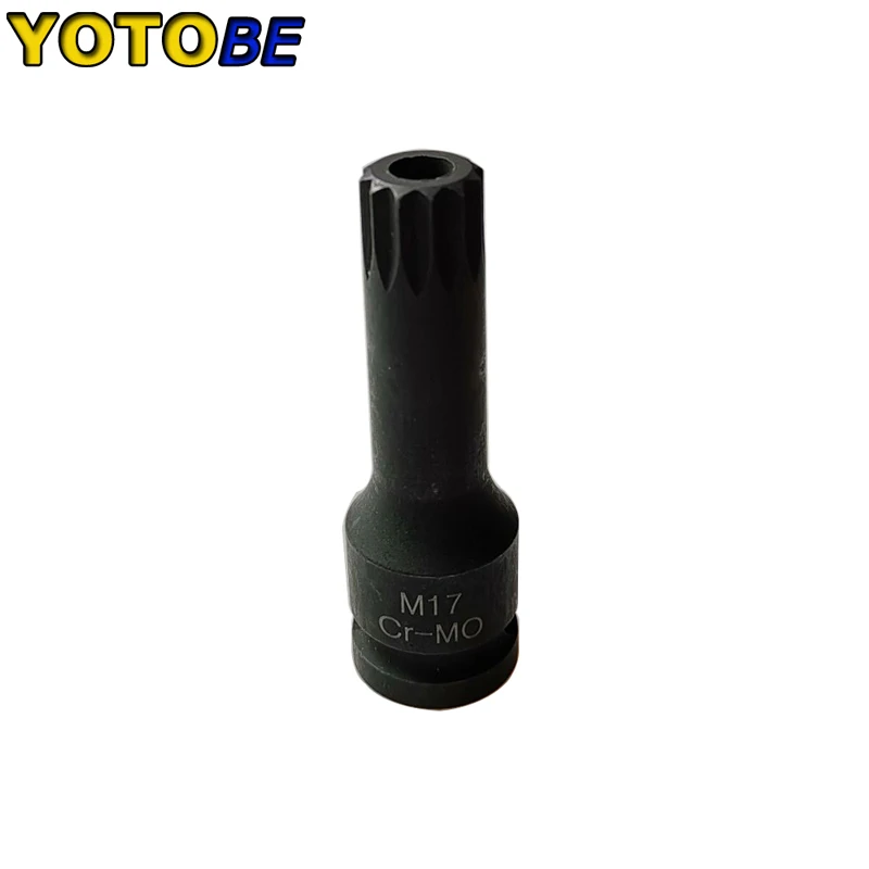 Cylinder Head Bolt Removal and Intallation Tool For Toyota TERCEL Spline Socket Bit With Hole M17 1/2