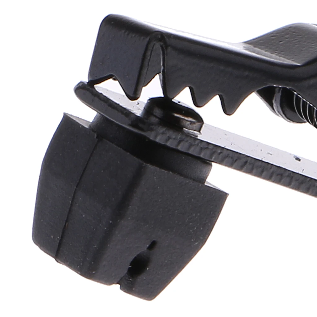 5mm Black Mini MIC Collar Clips Metal Replacement Microphone Lapel Tie Clip Lavalier Mic Parts