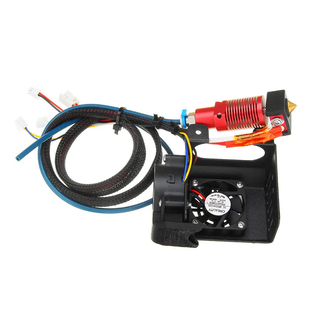 

CR-10S Pro 24V MK10 Full Assembled Extruder Hot End Kit 0.4MM nozzles 1.75MM M6*30mm Throat For CR-10S Pro 3D Printer Parts